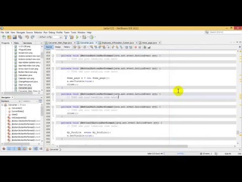 Temperature Converter full project using java Net beans Project with source code