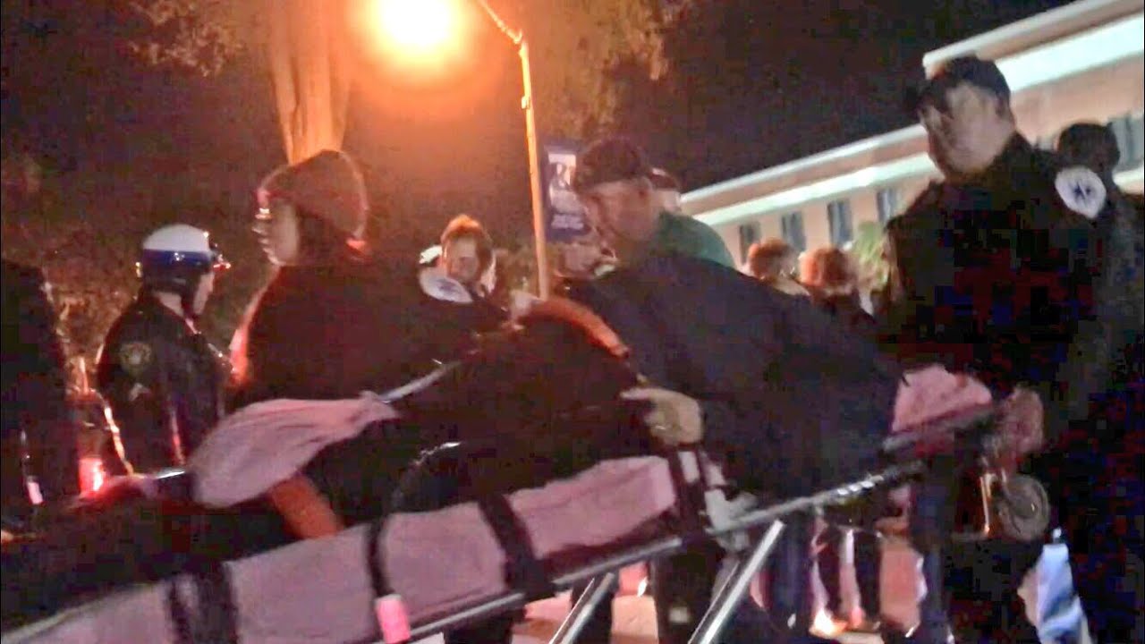 Incident at Halloween Parade - Headed to Hospital - YouTube