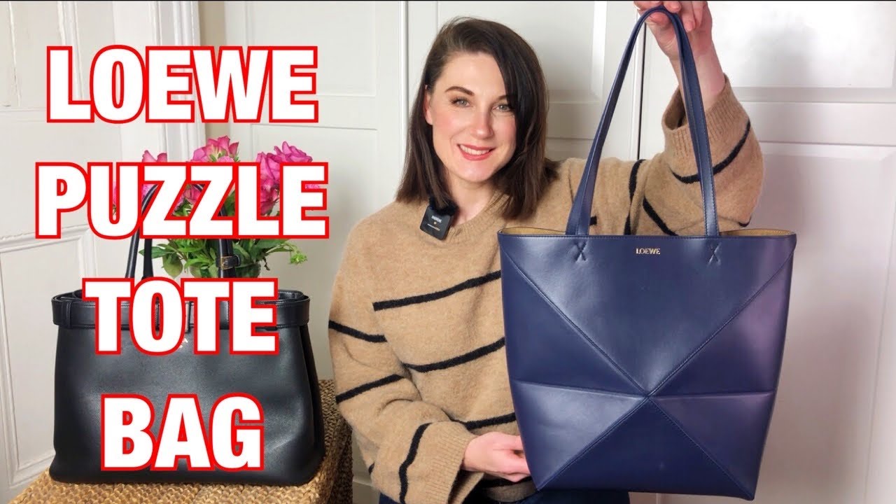 トートバッグ Loewe Puzzle Fold Tote LOEWE Puzzle Fold Tote Bag: Review, What Fits and Mod Shots