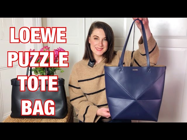 トートバッグ Loewe Puzzle Fold Large Smooth Leather Tote Bag LOEWE Puzzle Fold Tote Bag: Review, What Fits and Mod Shots