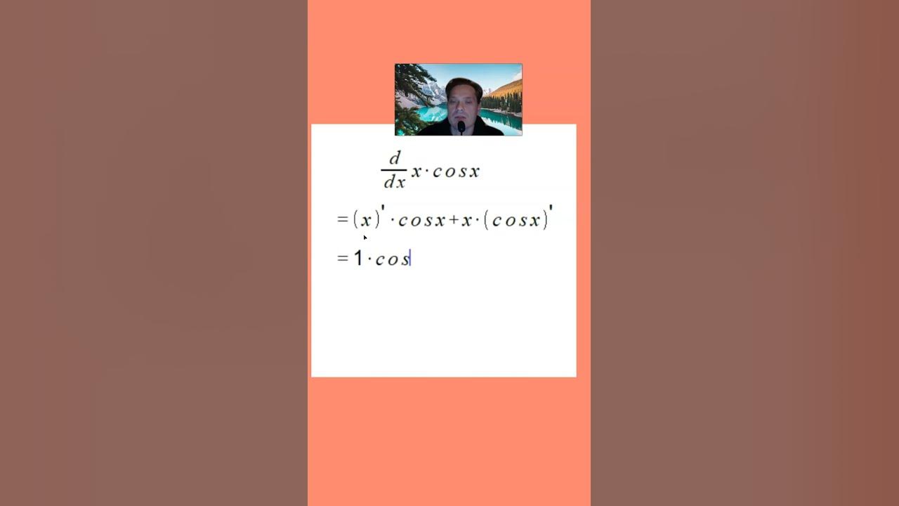derivative-of-xcosx-28-seconds-product-rule-practice-youtube