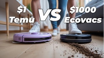 $1 Temu Robovac vs $1000 Ecovacs Robovac