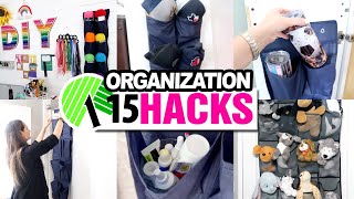 *15* Dollar Tree ORGANIZATION HACKS... Clear the clutter FAST!