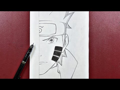 Drawing/Naruto/pencil sketch (step by step) Udaydeepta art's 