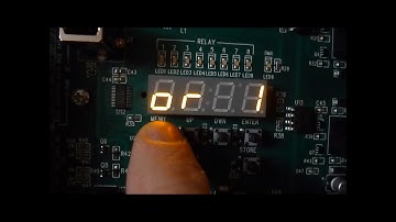 E-Flex Interface Control Menu