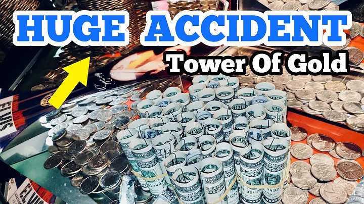 TOWER OF GOLD ACCIDENT Inside The High Limit Coin Pusher Jackpot WON MONEY ASMR