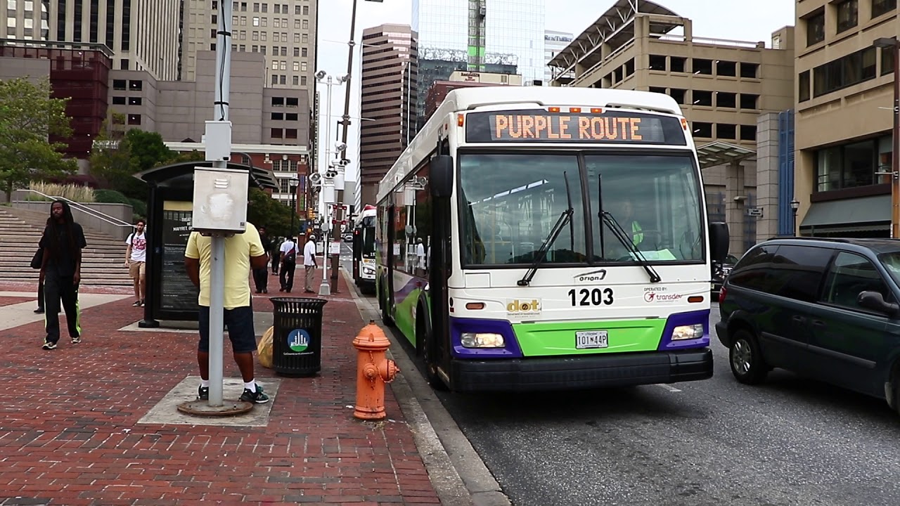 Charm City Circulator 2012 Orion VII EPA 10 / E10 "3G" BRT Hybrid 1204