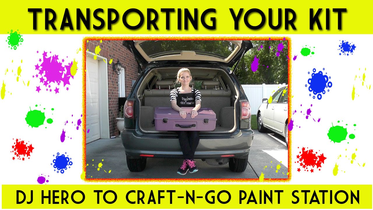 Craft-N-Go Paint Station Transportation Demonstration