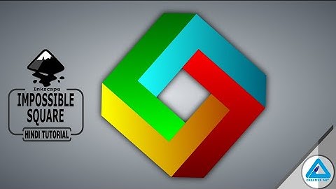 Impossible Square Logo | Inkscape graphic design in Hindi tutorial