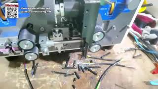 5 Core Cable Inner and Outer Jacket Stripping Machine  Multi Layer Wire Processing