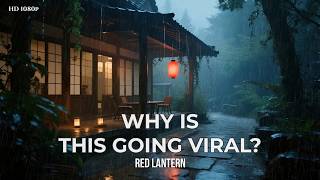 🔴 12 Hours 🏮 Why This One Red Lantern in the Rain Is Going Viral | Japanese ASMR Sleep 1080p