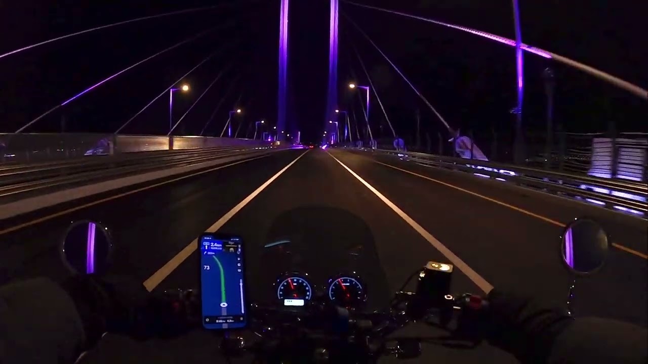 영종도 제3연륙교 개통 첫날 야간 바이크 라이딩(w.로얄엔필드 인터셉터 650)