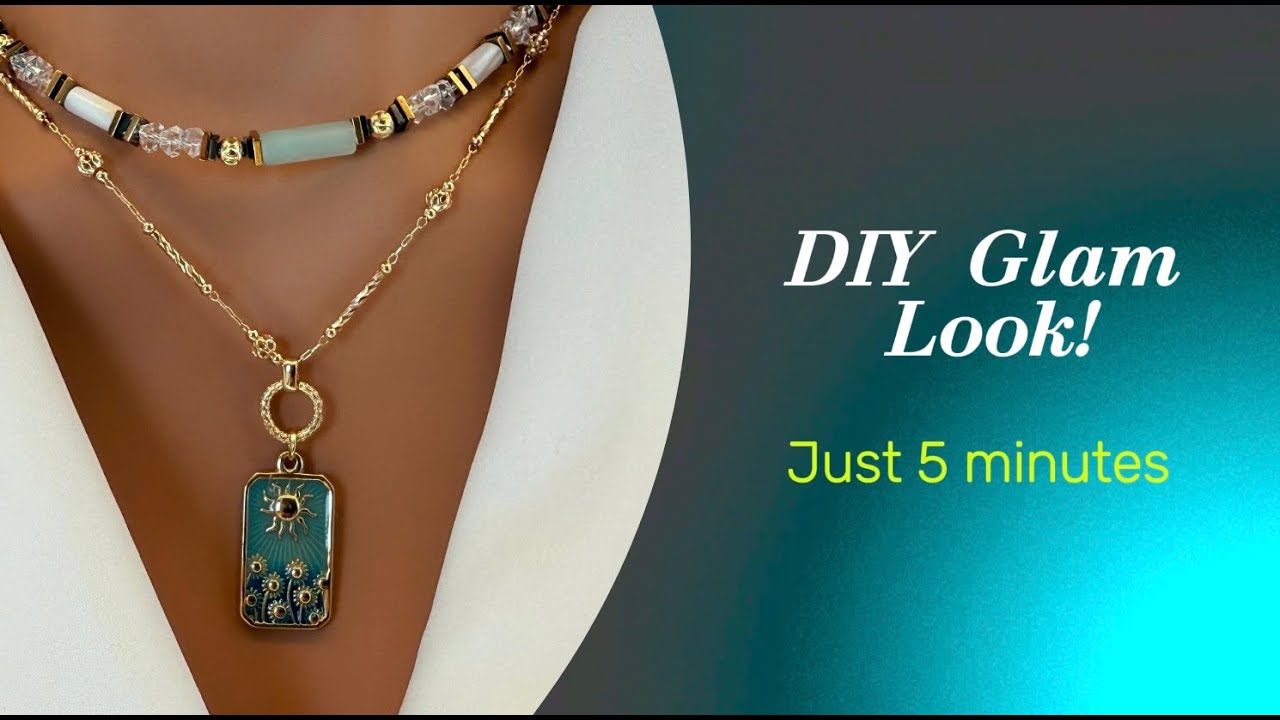 DIY Celestial Choker Necklace | Elegant Jewelry in 5 Minutes