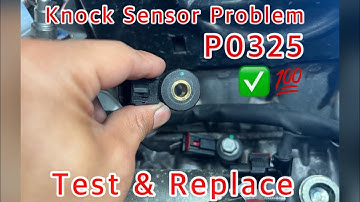 Chevy Cruze Knock Sensor Code P0325 - How To Test & Replace - Must Watch