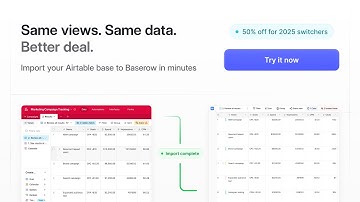 Best Airtable Alternative in 2025 – Save 50% and Keep Your Setup with Baserow