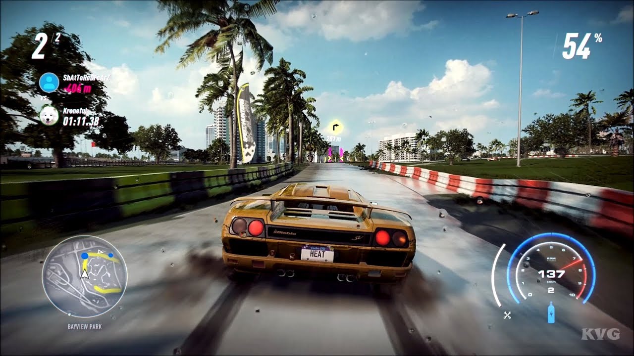 Need for Speed Heat - Lamborghini Diablo SV 1995 Gameplay (PC HD) [1080p60FPS]