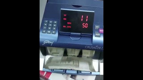note counting machine heavy duty godrej crusader lite SVA Technologies Call 9829381182
