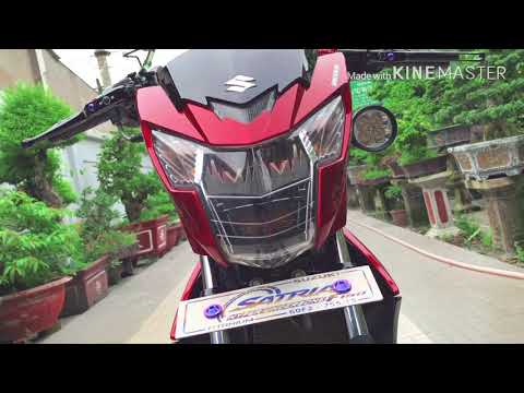 Video Satria Fi & Raider Fi đỏ đen full pxl lên kiểng - youtube