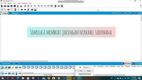 Simulasi Membuat Jaringan Nirkabel Sederhana Menggunakan Cisco Packet Tracer