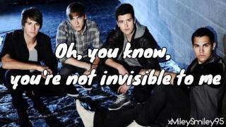 Big Time Rush - Invisible (with lyrics) chords