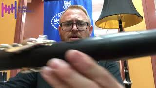 Clarinet Of The Day Buffet Bb Bc I, Brown, Red, Orange, Green, And Purple Color Rings.