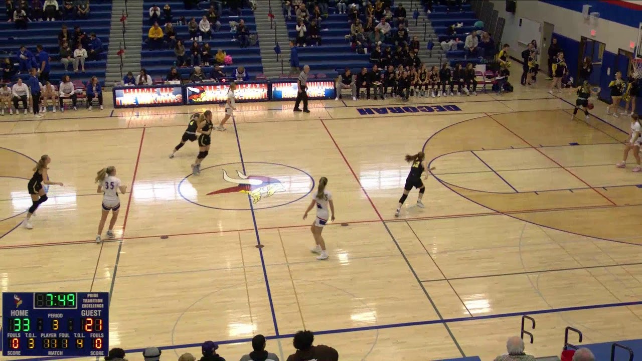 Decorah High School vs Center PointUrbana High School Womens JV Basketball YouTube