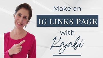 How to Make an IG Links Page with KAJABI