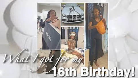 Unbox My Sweet 16th Gifts With Me! | Mercedes Benz C 300, Louis Vuitton, Dior,  | #sweet16 #outumn