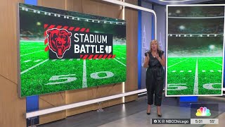 Mayor Brandon Johnson continues pushing against Bears stadium bill