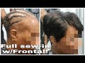 #037 (PART 1)FRONTAL SEW-IN ALOPECIA NO EDGES