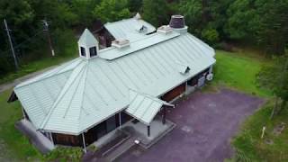 滋賀県　永源寺 愛郷の森　商工会空撮