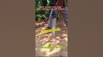 Máy Đóng Cọc Tre, MÁy đóng cọc bê tông siêu khỏe giá rẻ #nongnghiep