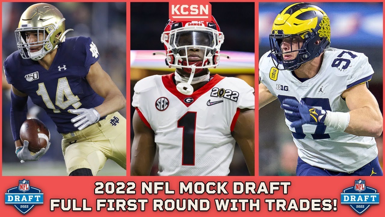 nfl mock draft 2022 with trades