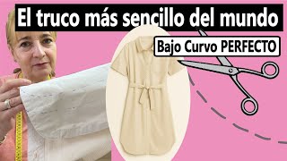 Bajo Curvo PERFECTO ✂️ (El truco más sencillo del mundo)