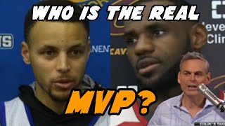 Is Steph Curry the REAL MVP? - LeBron James and Colin Cowherd Disagree - Reaction