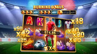 Burning Goals Slot demo screenshot 2