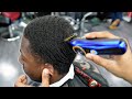 *MUST SEE* HAIRCUT TUTORIAL: HIGH TAPER ON WAVES* CRISPY LINE UP