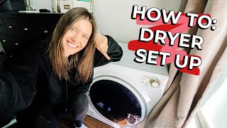 How to set up a PORTABLE DRYER, Installation + Tips