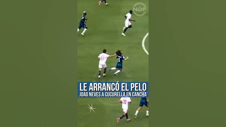 Roja a Joao Neves por tirarle el pelo a Cucurella 😱