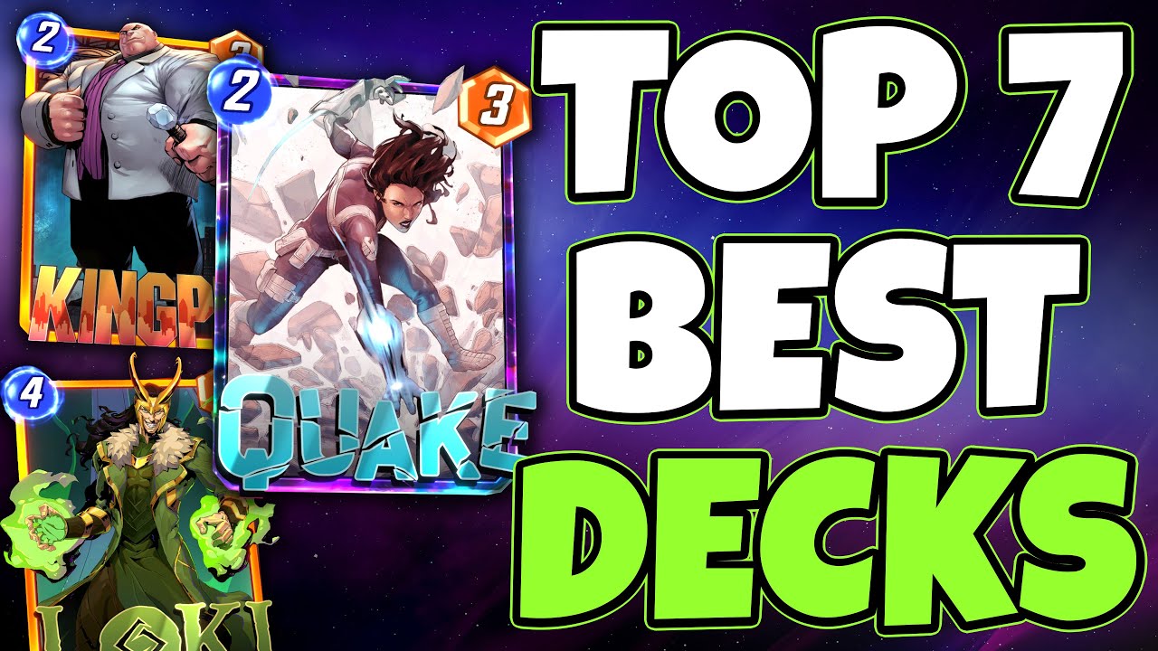 The BEST NEW DECKS for the PATCHED CARDS in Marvel Snap (*so far) - YouTube