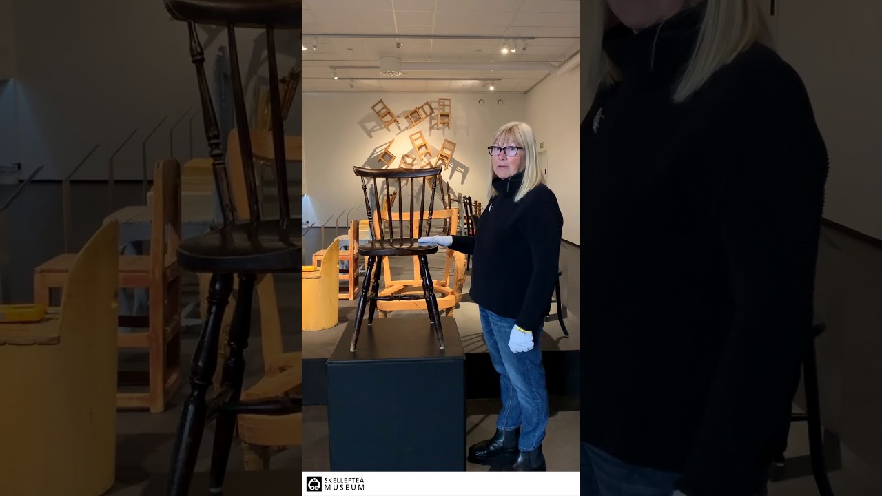 Visning: Pinnstol, tidigt 1900-tal