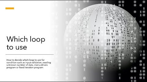 BeezMind C++ Programming - Which loop to use