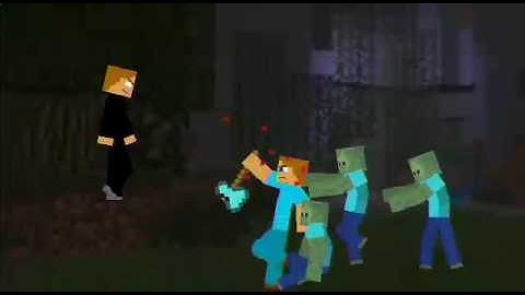 StickNodes: Minecraft-Steve Vs Herobrine ( Test )