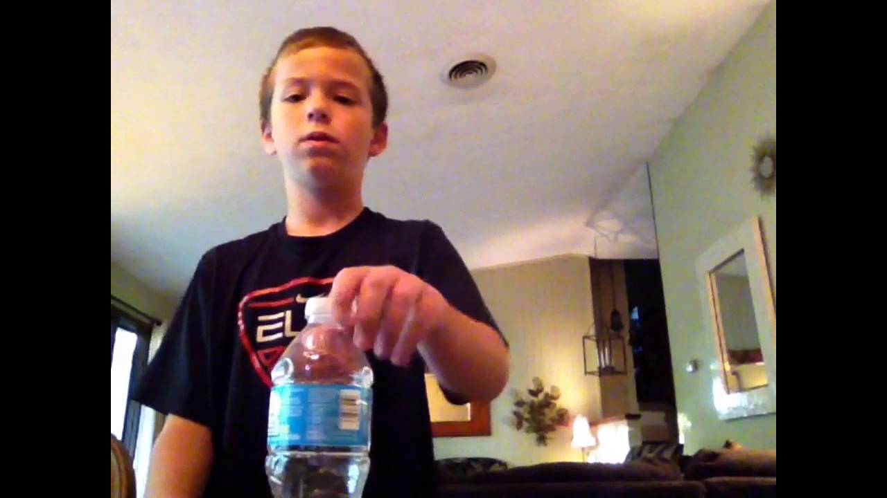Water bottle trick shots! YouTube