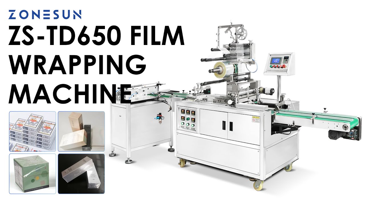 ZONESUN ZS-TD650 Automatic Cellophane Wrapping Machine