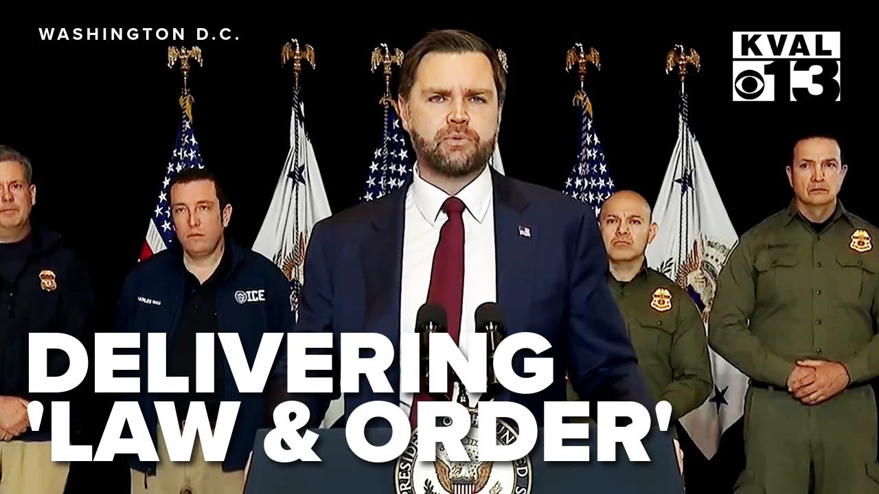 JD Vance visits Minneapolis, delivers 'law and order' speech