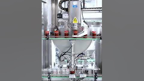 Chili sauce glass bottle automatic filling machine