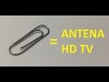 Clip Antena HDTV con clip metalico sencilla y sin costo