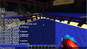 Minecraft : Pixelmon How to spawn pokemon and shiny pokemon