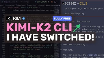 Kimi-K2 CLI (CCR + Kimi-K2): I